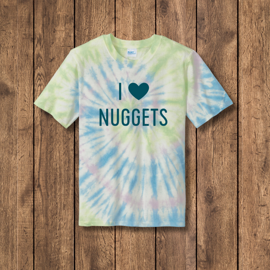 I ❤ Nuggets Tie Dye T-Shirt